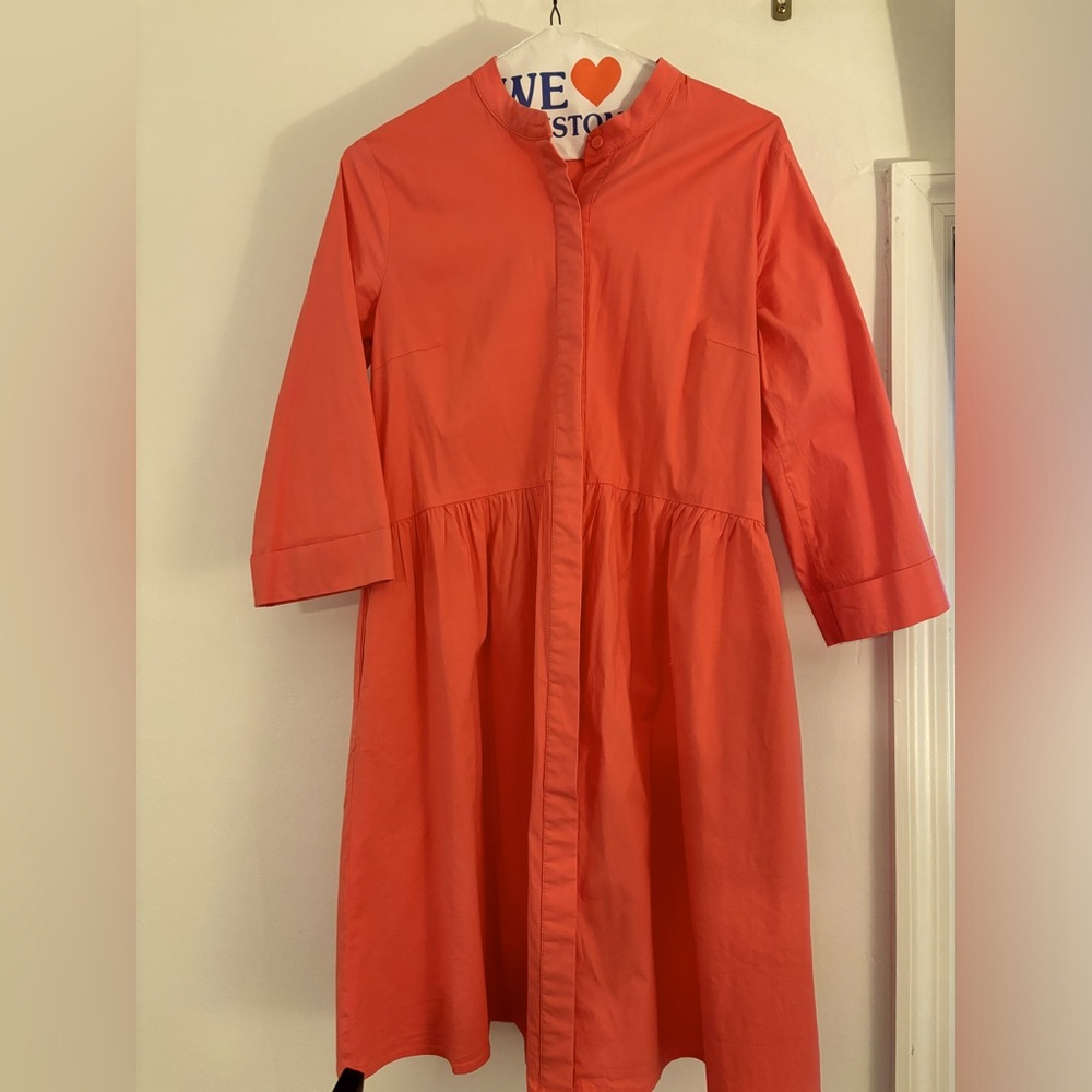 Tuckernuck Royal Shirt Dress - Coral